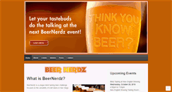 Desktop Screenshot of beernerdz.com