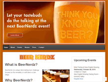Tablet Screenshot of beernerdz.com